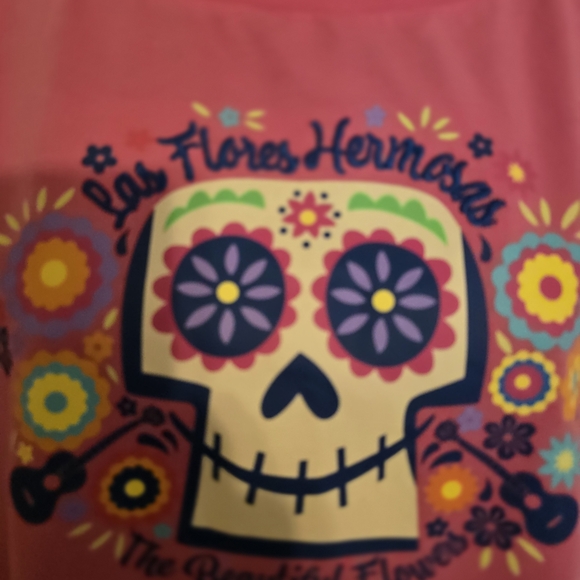 Disney Pink Floral Blouse New Size XL - Picture 2 of 7